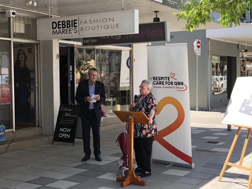 Yvonne Cuschieri and Paul Walshe at launch of Respite Care for QBN