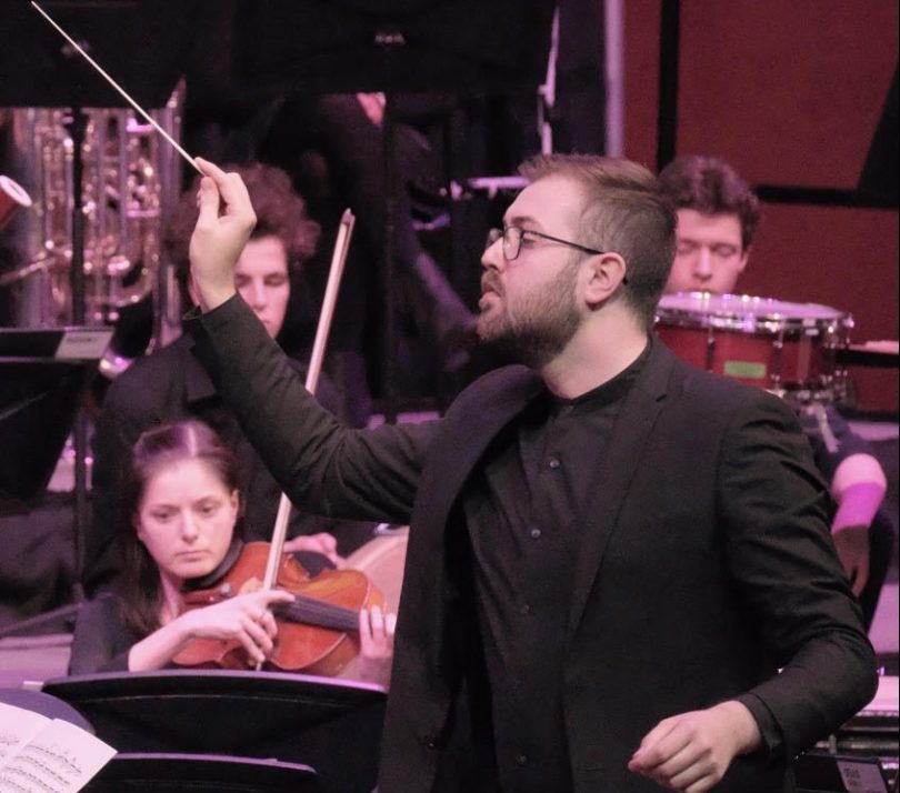 Canberra Youth Orchestra conductor Louis Sharpe