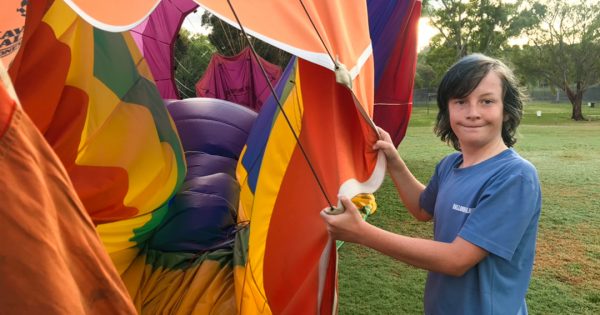 120 flights in, 11-year-old balloonist shares his lofty ambitions