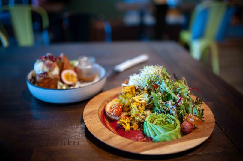 A vegetarian Buddha bowl