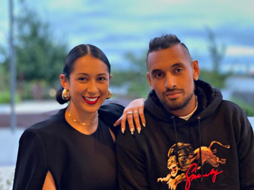 Halimah and Nick Kyrgios 