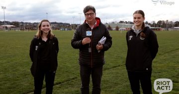 Weekly sports wrap with Tim Gavel at Gungahlin United Football Club