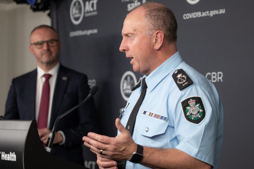 ACT Chief Police Officer Neil Gaughan