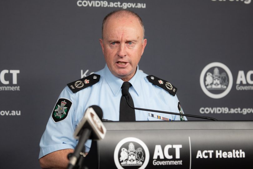 ACT Chief Police Officer Neil Gaughan