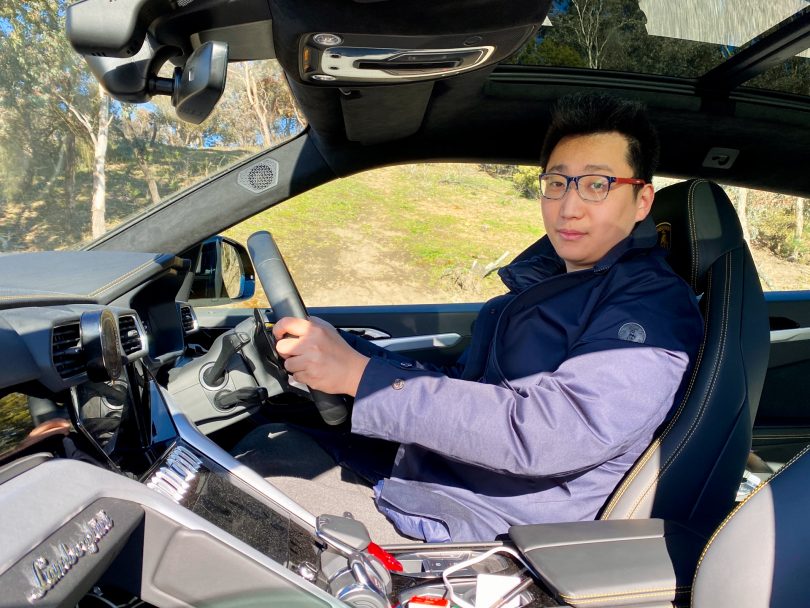 Jack Wang in Lamborghini Urus