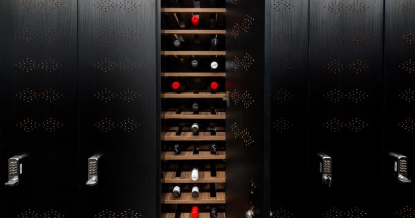 Estate Forrest has in-built wine cellars, because, wine not?