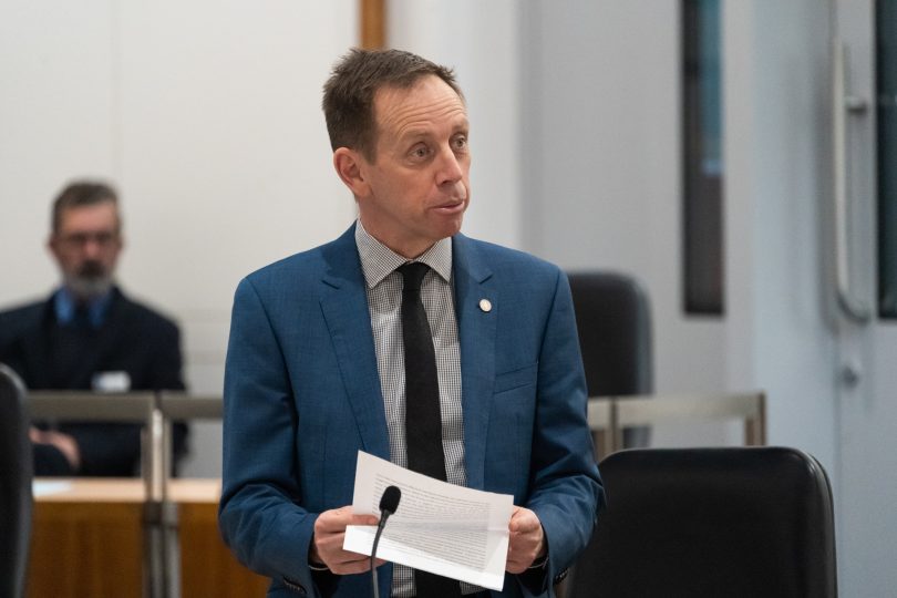 ACT Attorney-General Shane Rattenbury