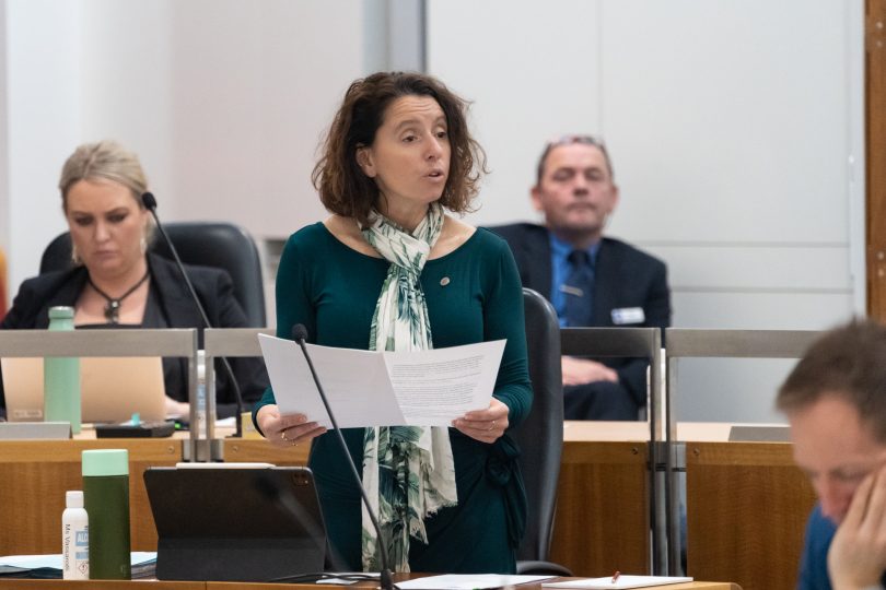 Rebecca Vassarotti in the Legislative Assembly