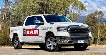Does a massive American pick-up truck work in Canberra?
