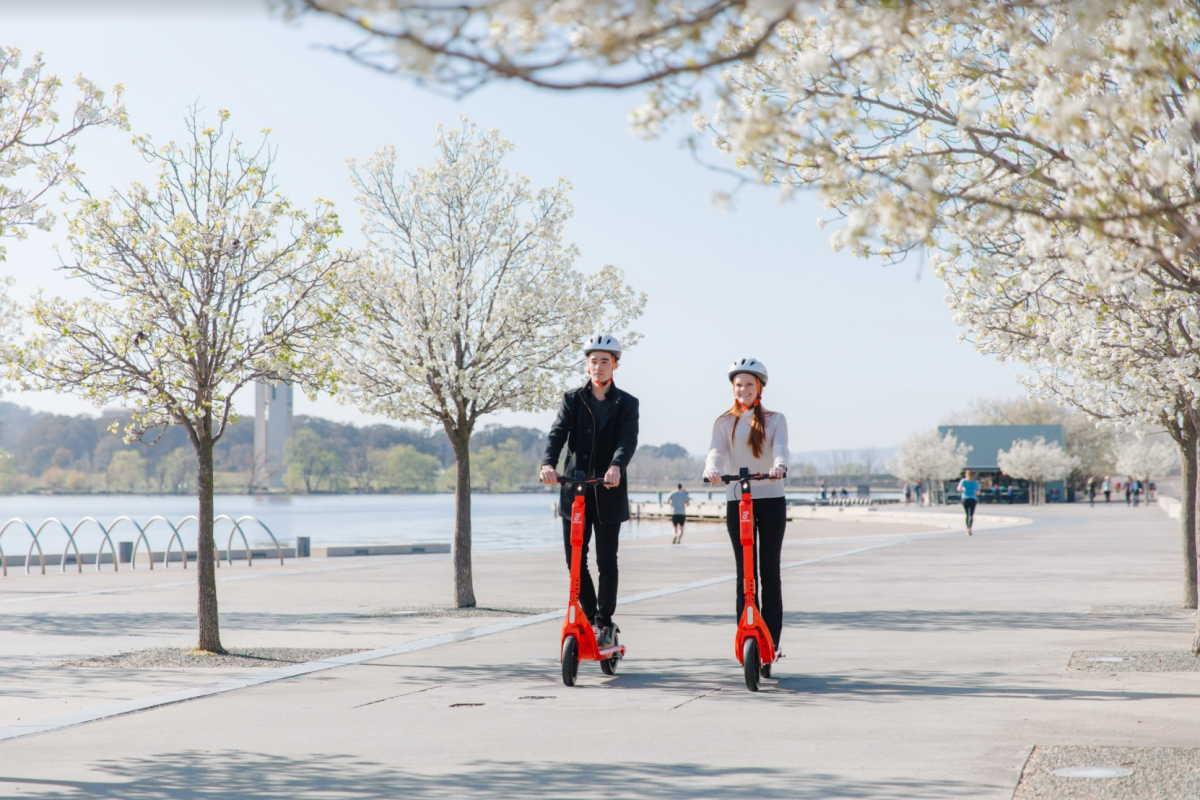 two e-scooter riders 