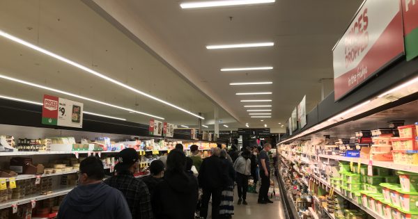 COVID-lockdown panic buying sets in across Canberra, toilet paper the first target