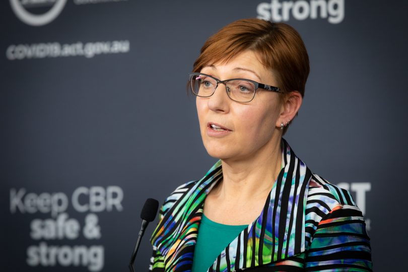 ACT Minister for Health Rachel Stephen-Smith