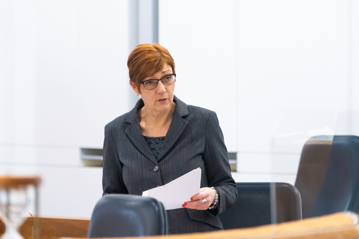 Rachel Stephen-Smith in the legislative assembly