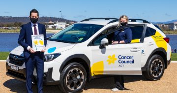 Cancer Council ACT rolls into the community on a shiny new set of Subaru wheels