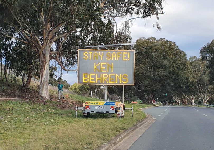 Ken Behrens sign