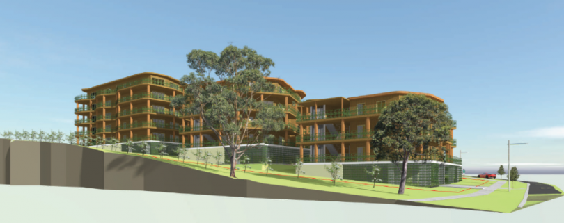 Artist's impression of Coombs Gough apartments