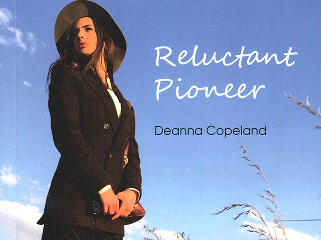 Deanna Copeland on cover of book 'Reluctant Pioneer'