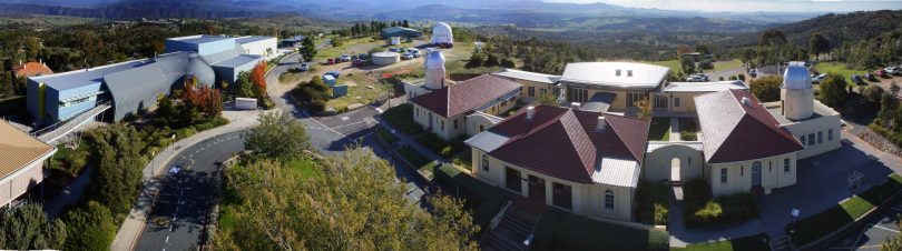 Aerial view of Mount Stromlo Observatory in 2014