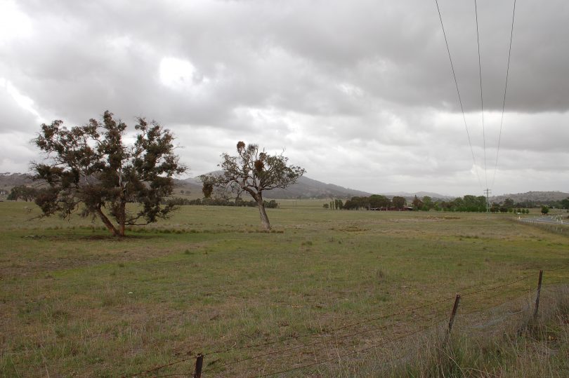 The proposed location for a new Queanbeyan memorial park