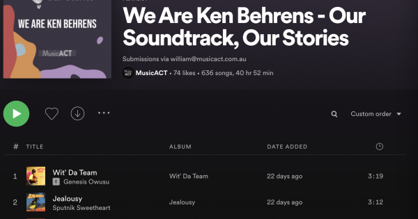 If we're all Ken Behrens, why don't we listen to more local music?
