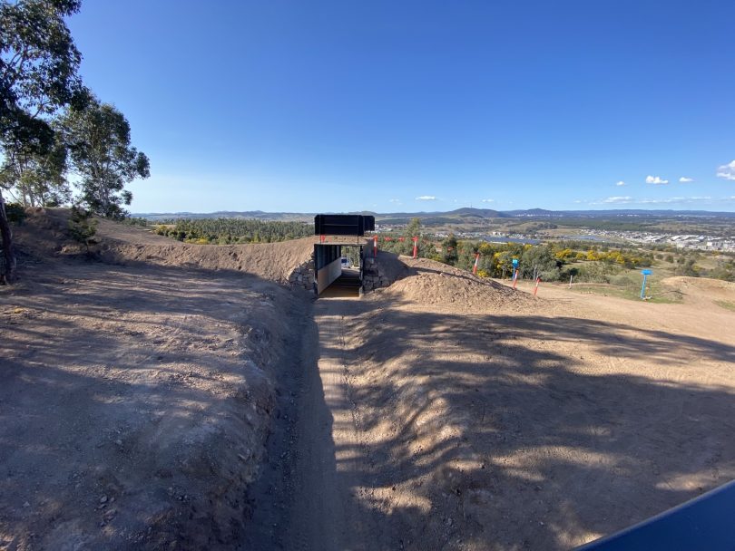 Mountain bike jump