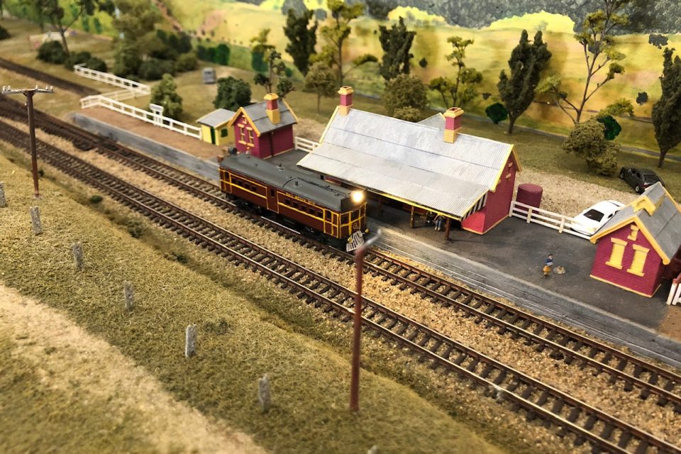 A miniature train model from Canberra Monaro N Scale group