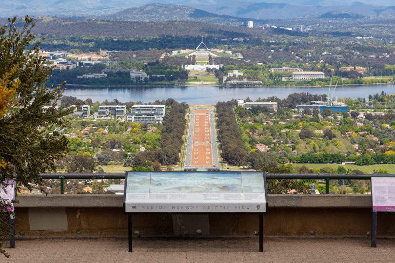 View from Mount Ainslie