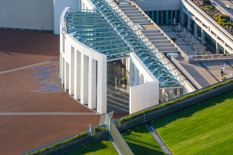 Australian Parliament House entrance