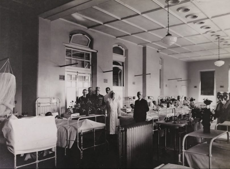 Soldiers at Goulburn Base Hospital in 1930s