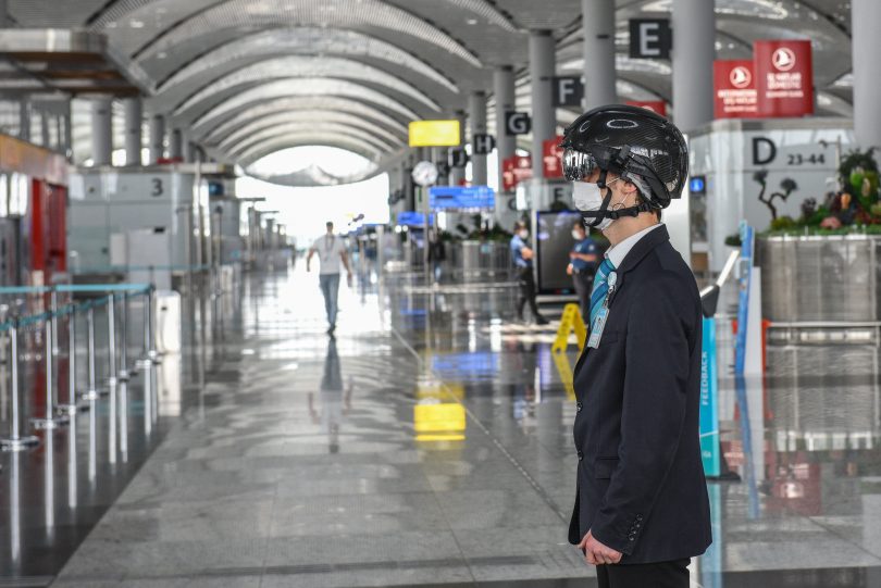 Airport worker