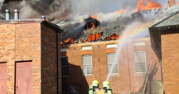 Two teenage boys dealt with over Kenmore Hospital fire in Goulburn