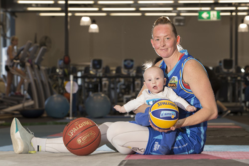 Michelle Cosier with baby son Levi