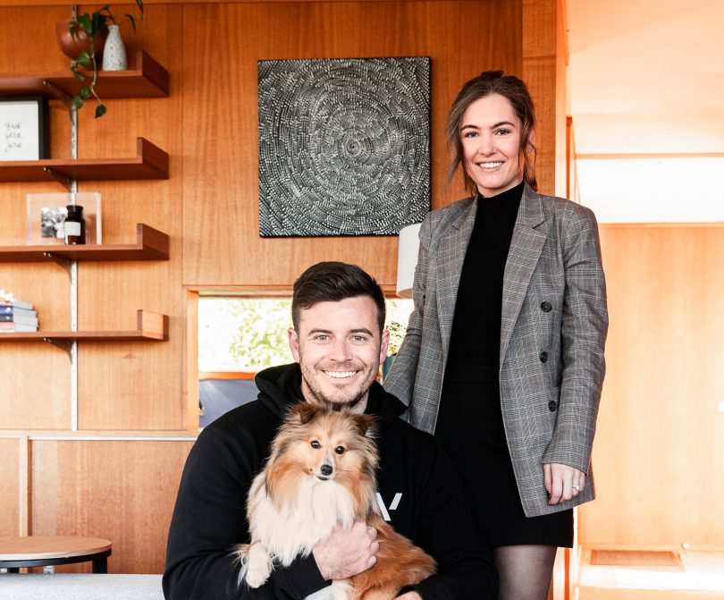 New owners Elle Cobanov and Chris Coombe are itching to get their teeth into the renovation of a Dirk Bolt-designed home in Aranda.