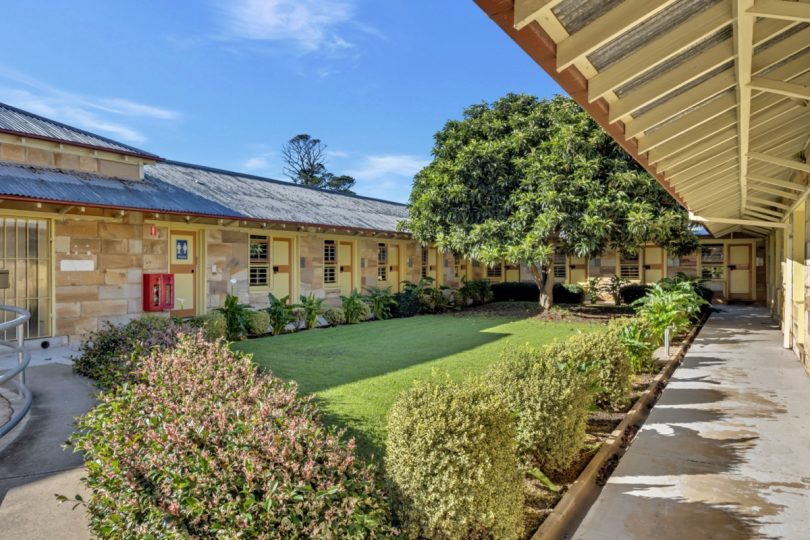 Garden inside former Berrima Correctional Centre