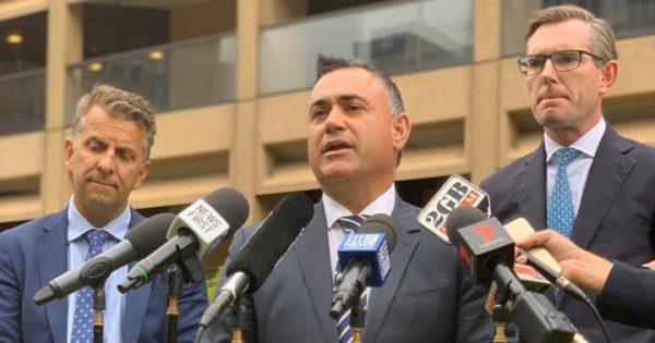 Secret documents show John Barilaro's shortcomings 'deleted' and praise 'elevated' before getting top trade role