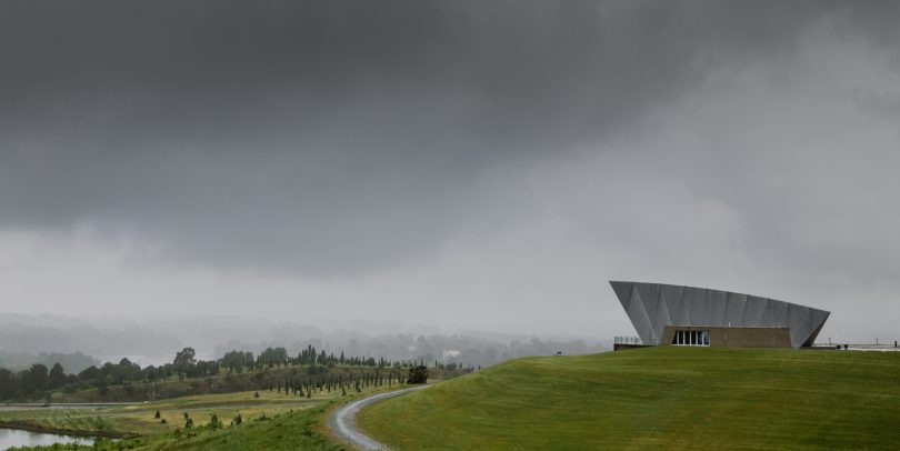 Storm clouds over Canberra