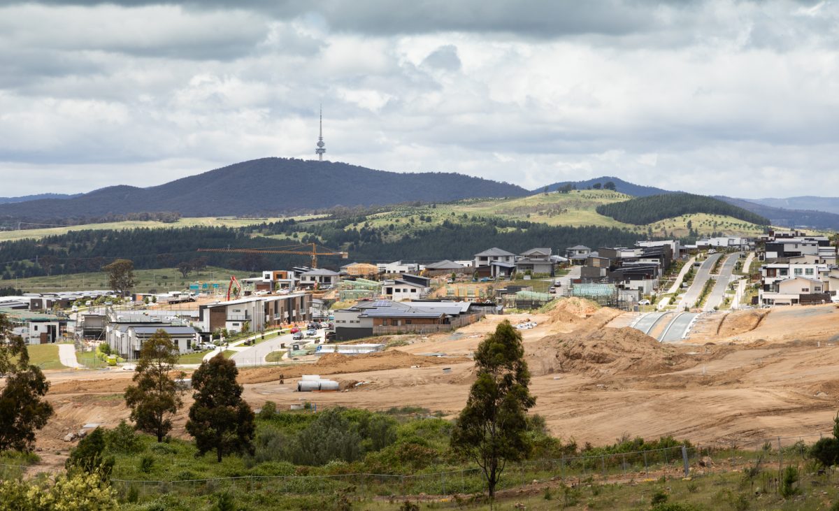 Residential construction in Canberra