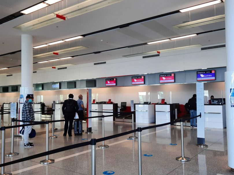 Canberra Airport departures