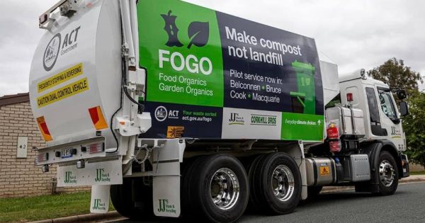 Food organics pilot and fortnightly bin collection kicks off in Belconnen