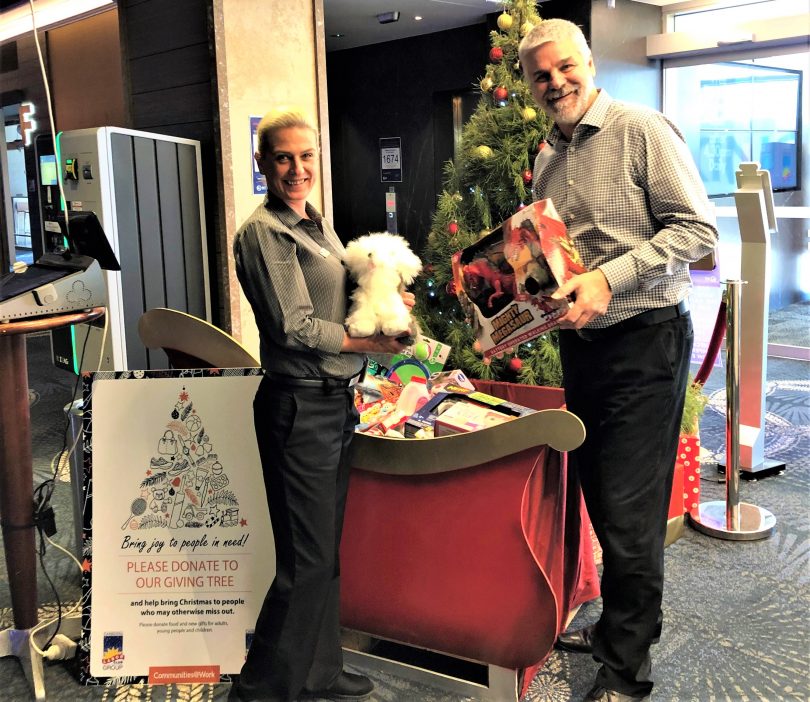 Canberra Labour Club were one more than 70 organisations hosting giving trees for Communities@Work.