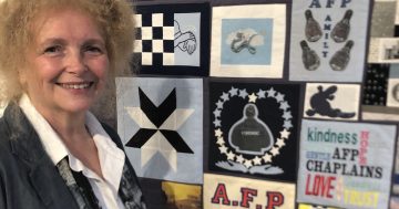 Exhibition draws on the thin blue line to honour AFP officers