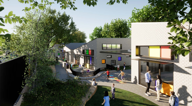 Artist's impression of the proposed early learning centre in Deakin