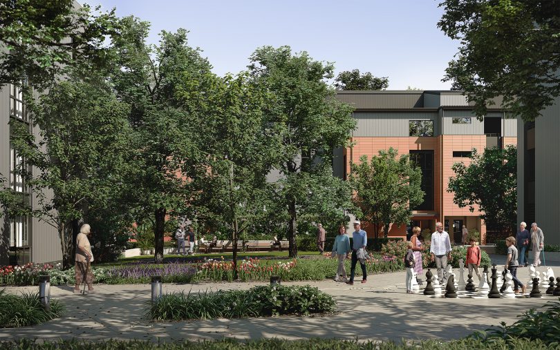 Render of Goodwin retirement village