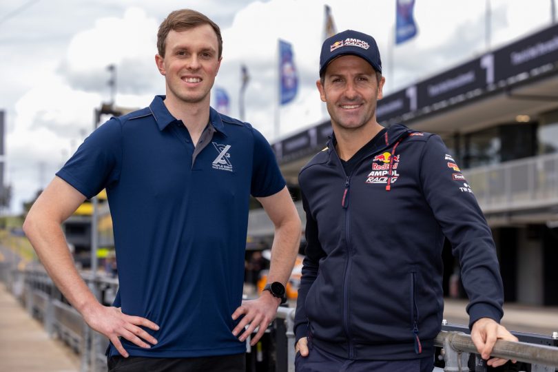 Cameron Hill and Jamie Whincup