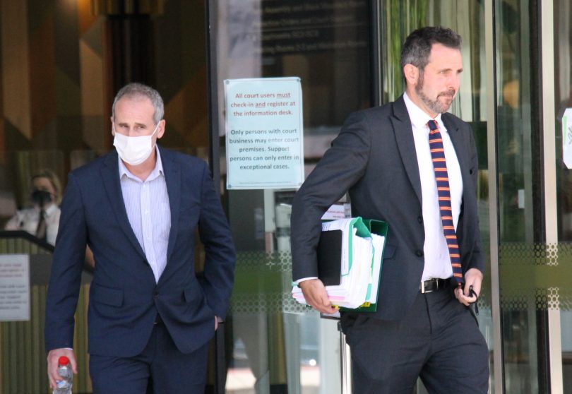 Stephen James Porter leaving court
