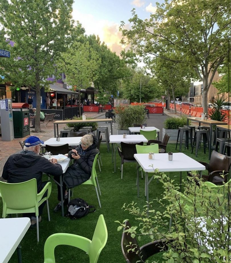 Outdoor space at Manuka