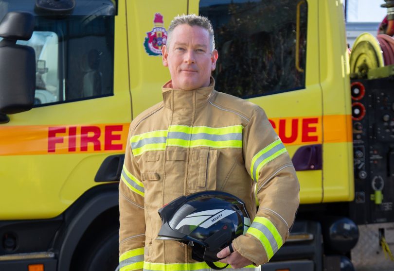 ACT Fire and Rescue chief officer Matthew Mavity