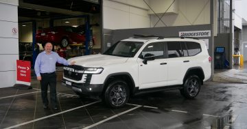 Oh, what a feeling! Daryl's still going strong after 40 years at Toyota's Fyshwick dealership