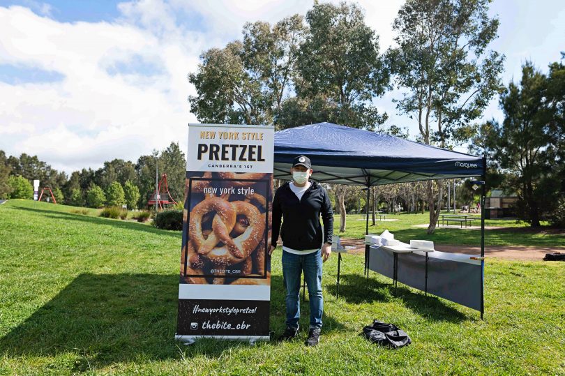 Pretzel stand