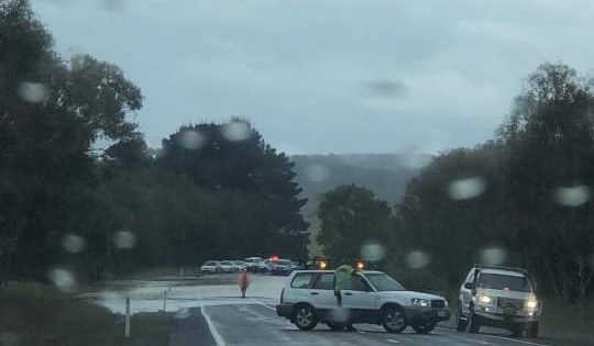 Kings Highway impacted by floodwaters as storms hit